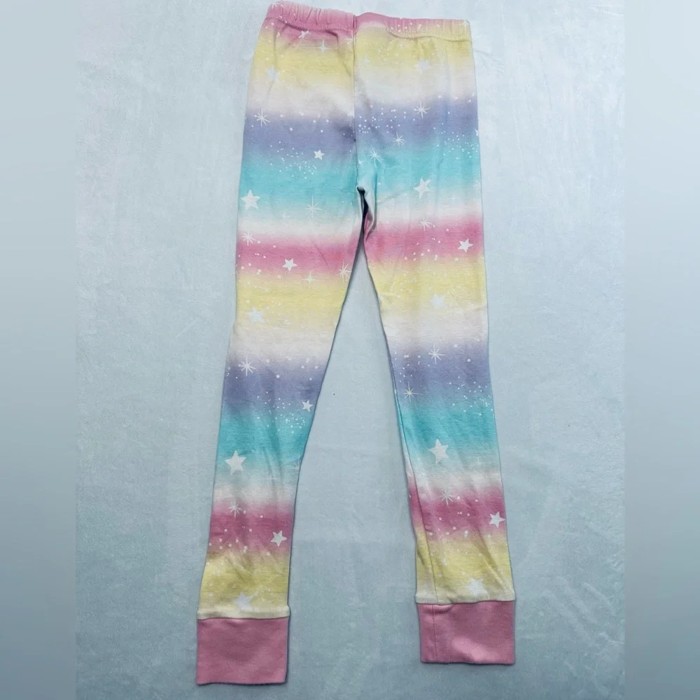 Kirkland Signature Rainbow‎ Galaxy Pajama Pants Girls Size 7